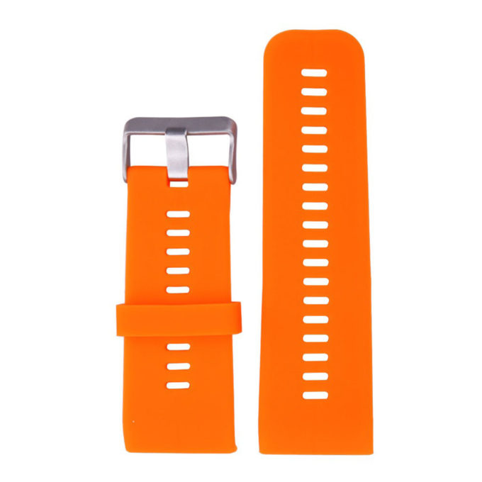G.r6.12 Silicone Strap For Garmin Vivoactive HR In Orange