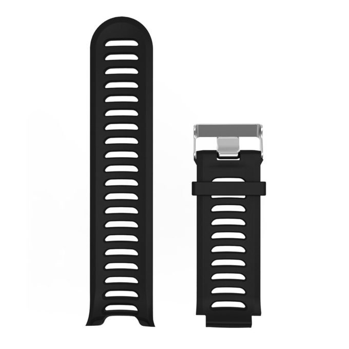 G.r7.1 Silicone Strap For Garmin Forerunner 910XT In Black