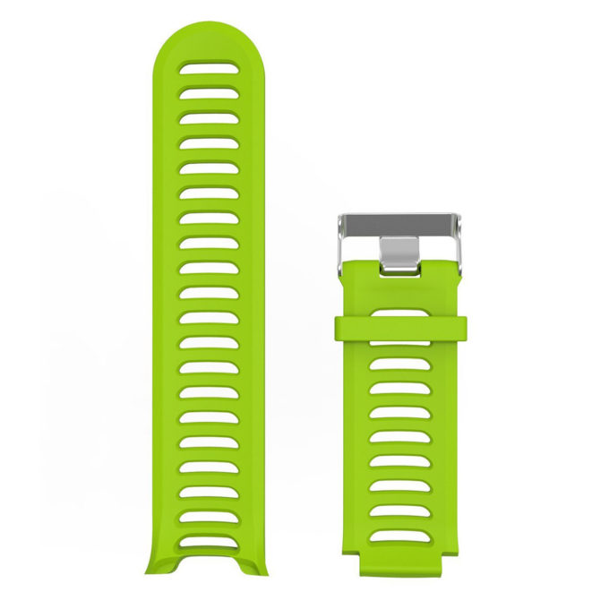 G.r7.11 Silicone Strap For Garmin Forerunner 910XT In Green