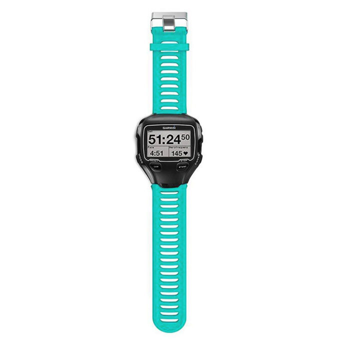 G.r7.11a Silicone Strap For Garmin Forerunner 910XT In Mint Green 2