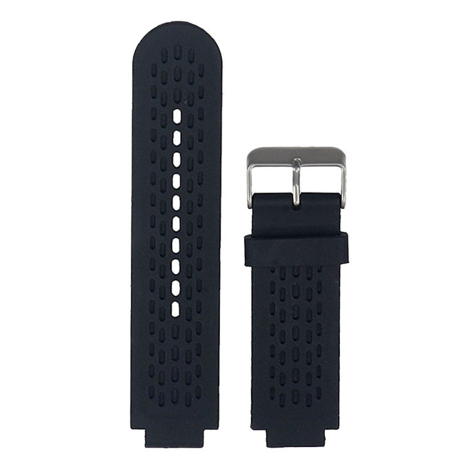 G.r9.1 Silicone Watch Band Strap For Garmin Vivoactive In Black