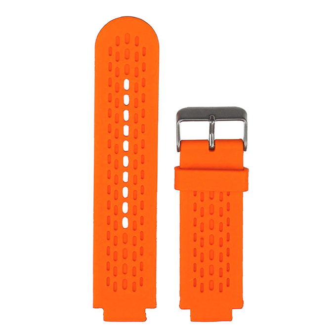 G.r9.12 Silicone Watch Band Strap For Garmin Vivoactive In Orange