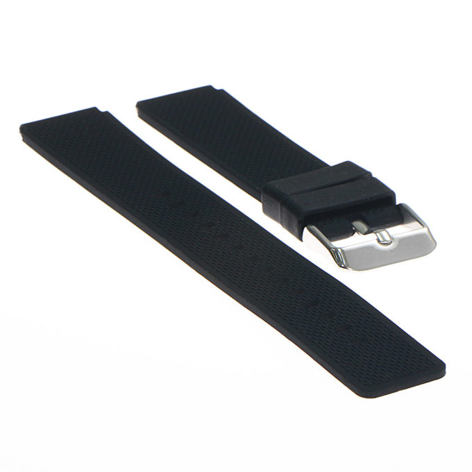 H.r2.1.18 Quick Realese Silicone Strap For Huawei And Samsung Classic In Black