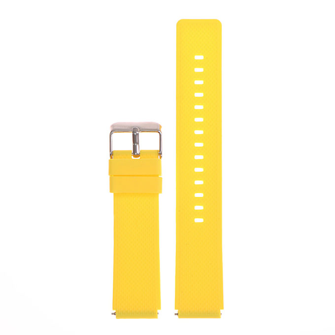 H.r2.10.18 Quick Realese Silicone Strap For Huawei And Samsung Classic In Yellow 2