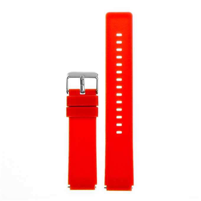 H.r2.6.18 Quick Realese Silicone Strap For Huawei And Samsung Classic In Red 2