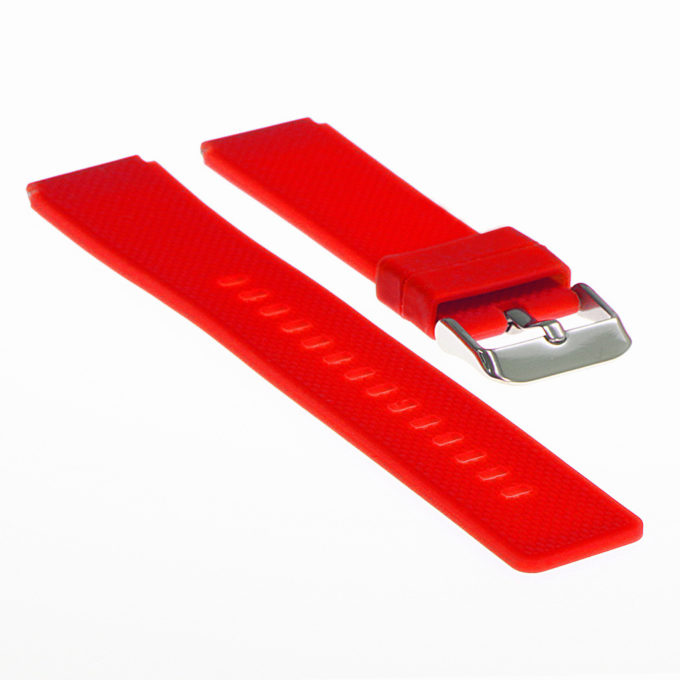 H.r2.6.18 Quick Realese Silicone Strap For Huawei And Samsung Classic In Red