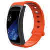 S.r5.12 Silicone Sport Strap For Samsung Gear Fit 2 SM R360 In Orange