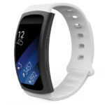 S.r5.22 Silicone Sport Strap For Samsung Gear Fit 2 SM R360 In White