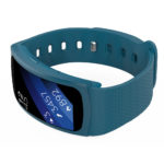 S.r5.5a Silicone Sport Strap For Samsung Gear Fit 2 SM R360 In Royal Blue 2