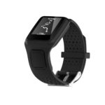 T.r1.1 Silicone Strap For TomTom Runner Cardio In Black