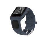 T.r1.5a Silicone Strap For TomTom Runner Cardio In Dark Blue