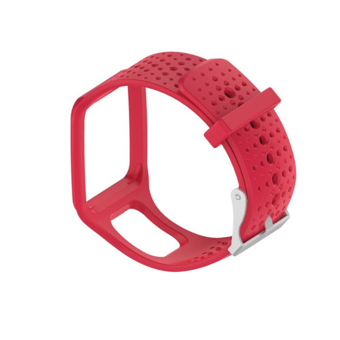 T.r1.6 Silicone Strap For TomTom Runner Cardio In Red 2