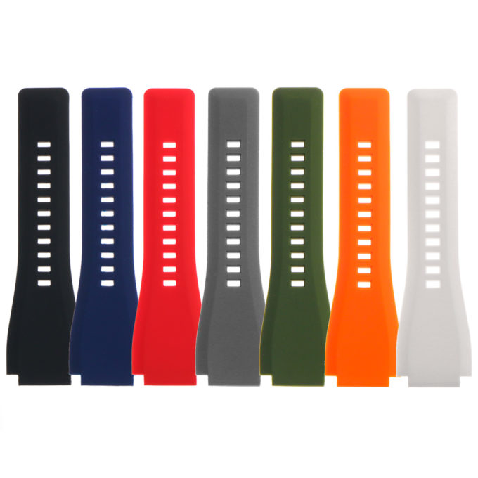 Pu7 All Color Silicone Strap For Bell And Ross