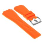 Pu7.12 Silcone Strap For Bell And Ross In Orange