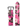 R.pn2.13 Silicone Rubber Camo Strap In Pink 2