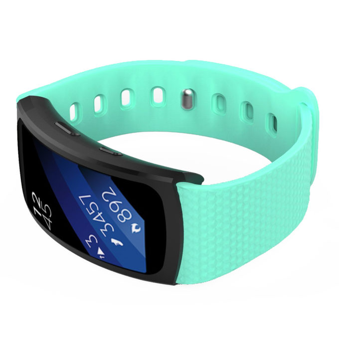 S.r5.11 Silicone Sport Strap For Samsung Gear Fit 2 SM R360 In Green 2