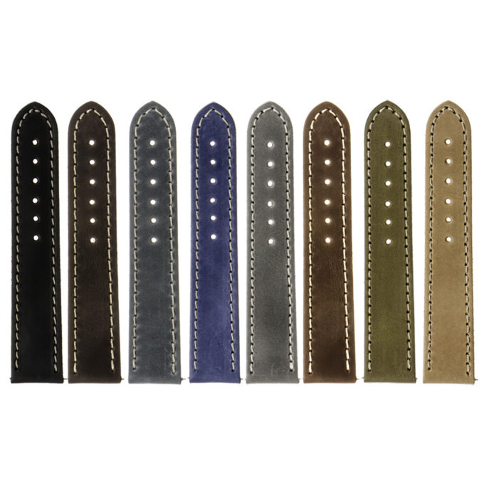 Leather Straps Full Grain 5 Colors 6 Sizes to Choose From!