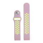 Fb.r13.13.11 Silicone Sport Band In Light Pink And Light Green 2