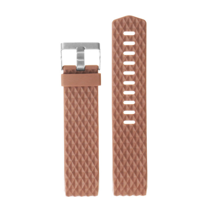 Fb.r14.2 Fitbit Silicone Band For Charge 2 In Brown 2