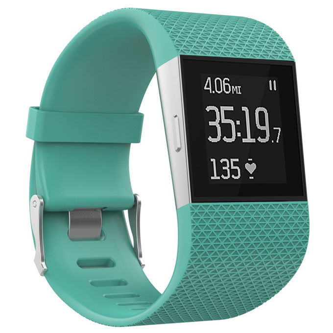 Fb.r15.11 Silicone Band For Fitbit Surge In Mint Green 3