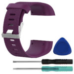 Fb.r15.18a Silicone Band For Fitbit Surge In Dark Puple 2