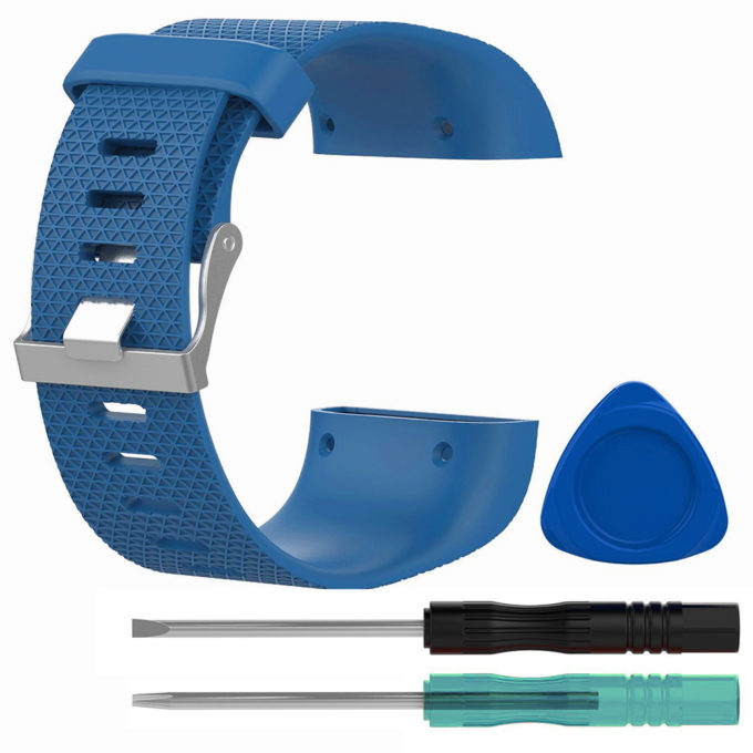 Fb.r15.5 Silicone Band For Fitbit Surge In Royal Blue 2