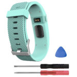 Fb.r16.11 Silicone Strap For Fitbit Charge HR In Mint Green 2