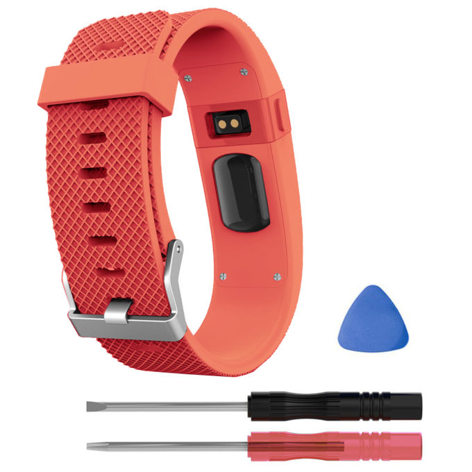 Fb.r16.12 Silicone Strap For Fitbit Charge HR In Orange 2