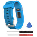 Fb.r16.5 Silicone Strap For Fitbit Charge HR In Sky Blue 2