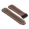 Hb.l1.2.mb DASSARI Suede Strap For Hublot Big Bang W Matte Black Buckle In Brown