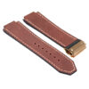 Hb.l1.9.yg DASSARI Suede Strap For Hublot Big Bang W Yellow Gold Buckle In Rust