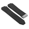 P623.1.1.bs DASSARI Carbon Fiber Band For Hublot Big Bang W Brushed Stainless Steel Buckle In Black