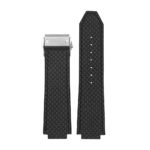P623.1.1.bs DASSARI Carbon Fiber Band For Hublot Big Bang W Brushed Stainless Steel Buckle In Black 3