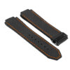 P623.1.12.mb DASSARI Carbon Fiber Band For Hublot Big Bang W Matte Black Buckle In Black W Orange Stitching