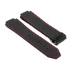 P623.1.6.mb DASSARI Carbon Fiber Band For Hublot Big Bang W Matte Black Buckle In Black W Red Stitching
