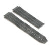 R.hb1.7 Silicone Rubber Strap For Hublot In Grey