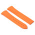 r.om1.12 Angle Orange (No Clasp) Silicone Rubber Strap for Omega Seamaster Planet Ocean