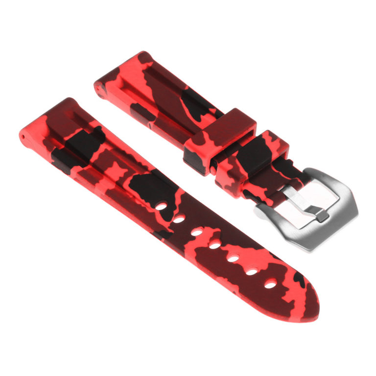 Heavy Duty Camo Rubber Watch Band | StrapsCo