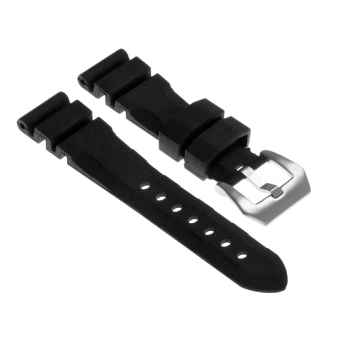 R.pn3.1 Silicone Rubber Strap In Black