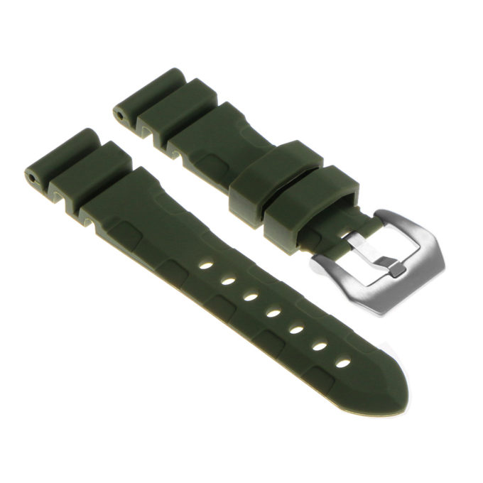 R.pn3.11 Silicone Rubber Strap In Green