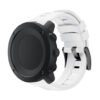 Su.r6.22 Silicone Rubber Strap For Sunnto Ambit3 In White