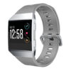 FIXfb.r18.7 Fitbit Ionic Silicone Rubber Sports Strap In Grey