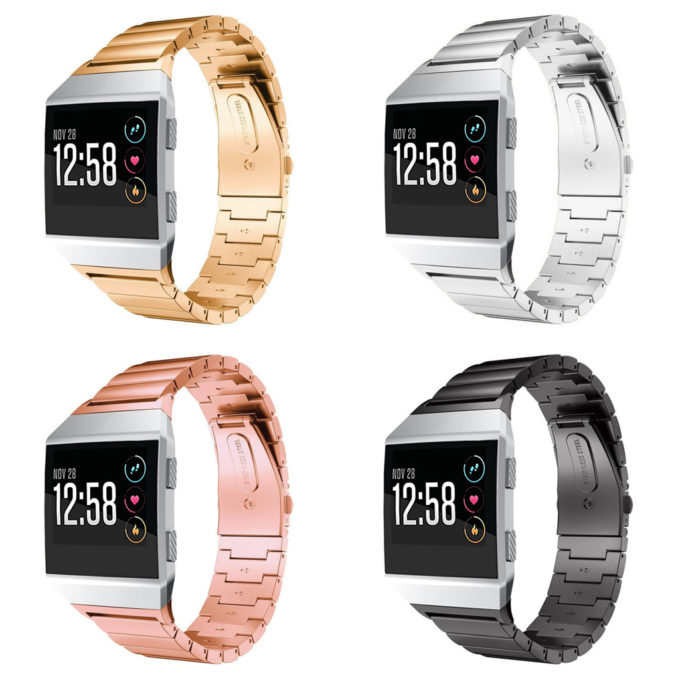 Fb.m33 Gallery Fitbit Ionic Stainless Steel Link Band
