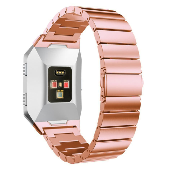 Fb.m33.rg Fitbit Ionic Stainless Steel Link Band In Rose Gold 2