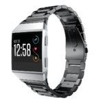 Fb.m34.mb Fitbit Ionic Stainless Steel H Link Band In Matte Black