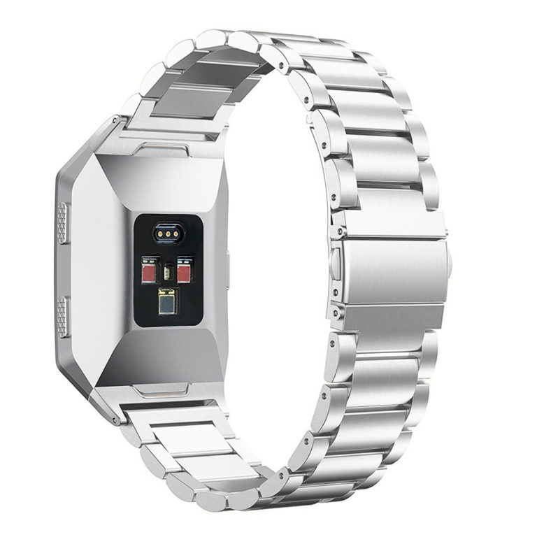 Fitbit Ionic Stainless Steel Band   Fb.m34.ss Fitbit Ionic Stainless Steel H Link Band 2 768x768 