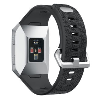 Fb.r18.1 Fitbit Ionic Silicone Rubber Sports Strap In Black 2