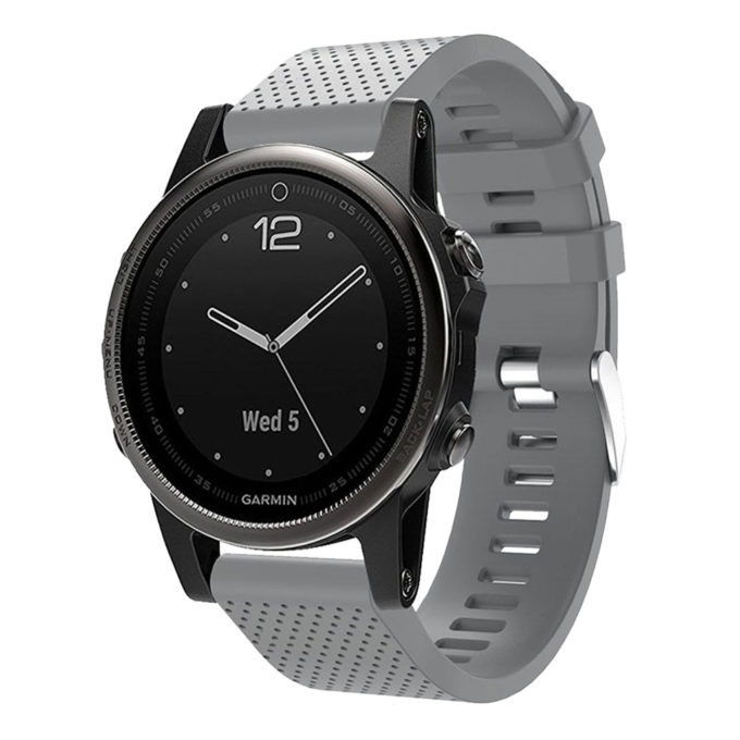 G.r16.7 Replacement Strap Band For Garmin Fenix 5S In Grey