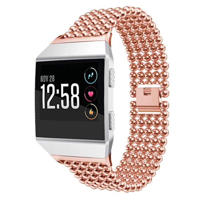 Fb.m36.rg Gallery Fitbit Ionic Stainless Steel Band In Rose Gold 2