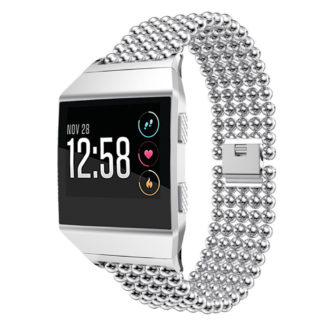 Fb.m36.ss Gallery Fitbit Ionic Stainless Steel Band In Silver